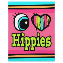 Bright Eye Heart I Love Hippies Flyer