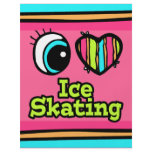 Bright Eye Heart I Love Ice Skating Custom Flyer