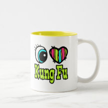 Bright Eye Heart I Love Kung Fu Coffee Mug