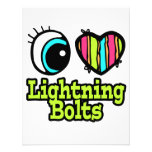 Bright Eye Heart I Love Lightning Bolts Invites