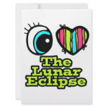 Bright Eye Heart I Love Lunar Eclipse Invite