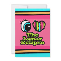 Bright Eye Heart I Love Lunar Eclipse Invites