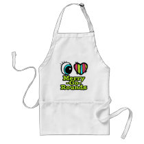 Bright Eye Heart I Love Merry-Go-Rounds Apron