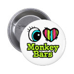 Bright Eye Heart I Love Monkey Bars Button