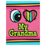 Bright Eye Heart I Love My Grandma Custom Flyer