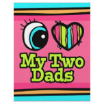 Bright Eye Heart I Love My Two Dads Personalized Flyer
