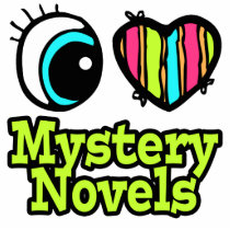Bright Eye Heart I Love Mystery Novels Photo Cut Out