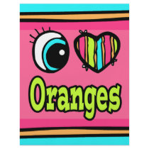 Bright Eye Heart I Love Oranges Flyers