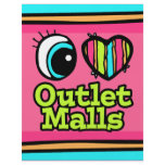 Bright Eye Heart I Love Outlet Malls flyers
