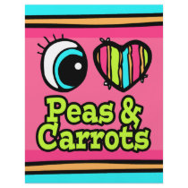 Bright Eye Heart I Love Peas and Carrots Custom Flyer