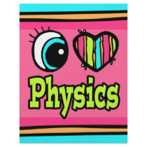 Bright Eye Heart I Love Physics Full Color Flyer