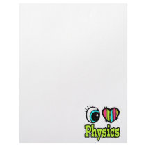 Bright Eye Heart I Love Physics Letterhead