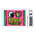 Bright Eye Heart I Love Pluto Stamps