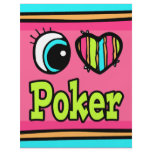 Bright Eye Heart I Love Poker flyers