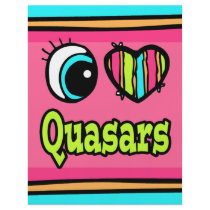 Bright Eye Heart I Love Quasars Flyer