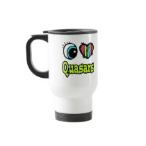 Bright Eye Heart I Love Quasars Mugs