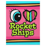 Bright Eye Heart I Love Rocket Ships Flyer