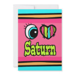 Bright Eye Heart I Love Saturn Invites