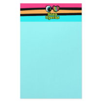 Bright Eye Heart I Love Soap Operas Stationery Paper