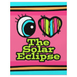 Bright Eye Heart I Love Solar Eclipse flyers