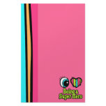 Bright Eye Heart I Love Super Hero Stationery Paper