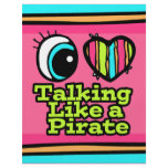 Bright Eye Heart I Love Talking Like a Pirate flyers
