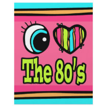 Bright Eye Heart I Love the 80s Full Color Flyer