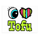 Bright Eye Heart I Love Tofu Post Cards