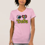 Bright Eye Heart I Love Tofu T Shirts