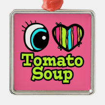 Bright Eye Heart I Love Tomato Soup Ornament