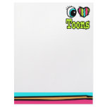 Bright Eye Heart I Love Toons letterhead