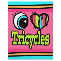Bright Eye Heart I Love Tricycles Personalized Flyer