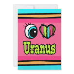 Bright Eye Heart I Love Uranus Invitations