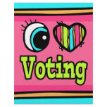 Bright Eye Heart I Love Voting flyers