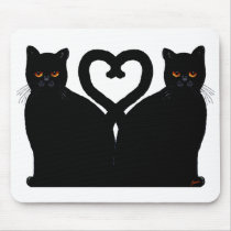 Bright Eyes Heart mousepads