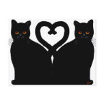 Bright Eyes Heart Postcard