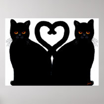Bright Eyes Heart Posters