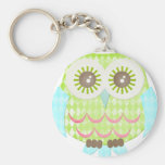Bright Eyes Owl Keychain