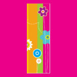 Bright Flowers Bookmark 4 Business Card Templates