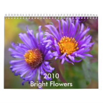 Bright Flowers calendars