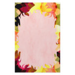 Bright Flowers Flame Stationery