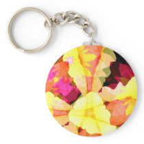 Bright Flowers Keychain