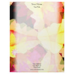 Bright Flowers Letterhead