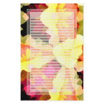 Bright Flowers Lined Stationery