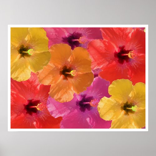 Bright flowers print