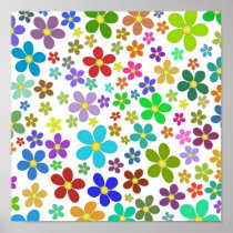 Bright flowers print