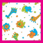 Bright Fun Animals Print