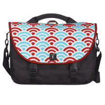 Bright Fun Teal Turquoise Red Arch Rainbows Gifts Laptop Bags