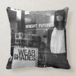 Bright Future? Wear Shades Throw Pillows