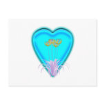 Bright Glowing Flowers Post Card
